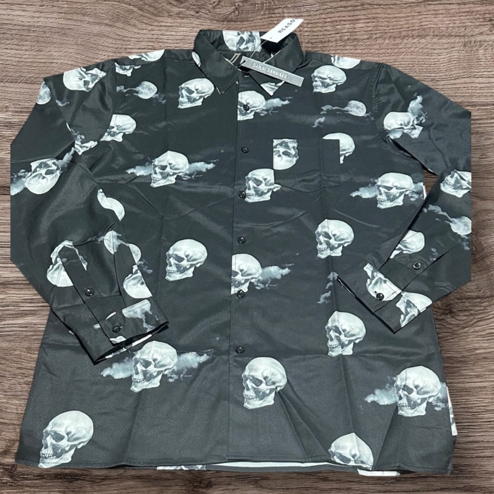 Reason Men's Nightvision Viscose Woven Shirt